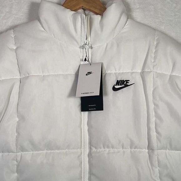 Nike Sportswear Classic Puffer Therma-FIT Loose Vest White‎ FB7679-100 Women's L - Picture 2 of 11